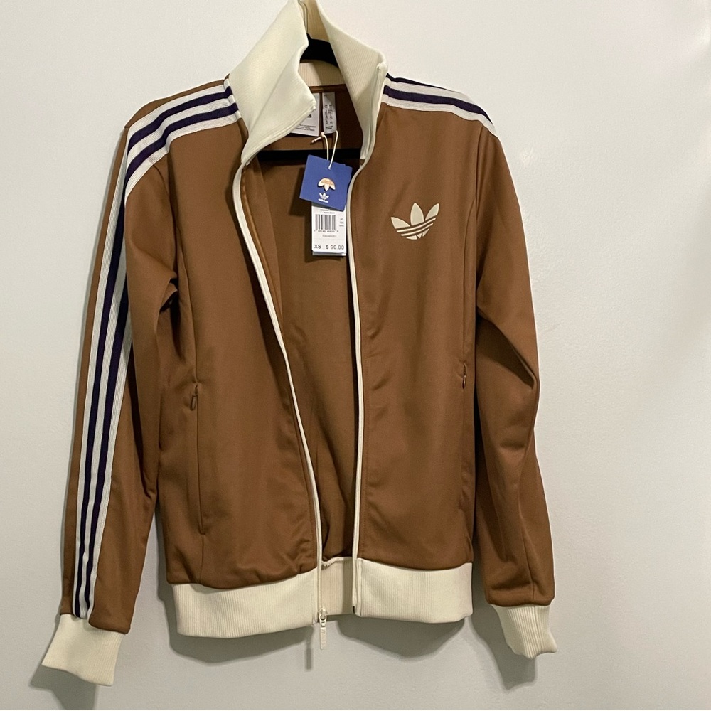 Adidas track jacket XSMALL new